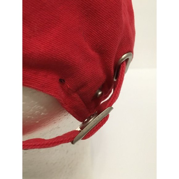 Senor Frogs Cozumel Red Distressed Casual Athleisure Adjustable Hat - Picture 5 of 7